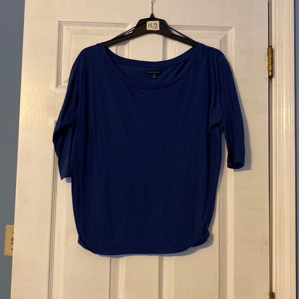 American Eagle womens 1/2 sleeve top; size small